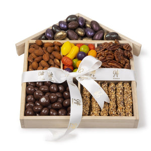 Chocolate & Nuts House Gift Tray by Gift Kosher
