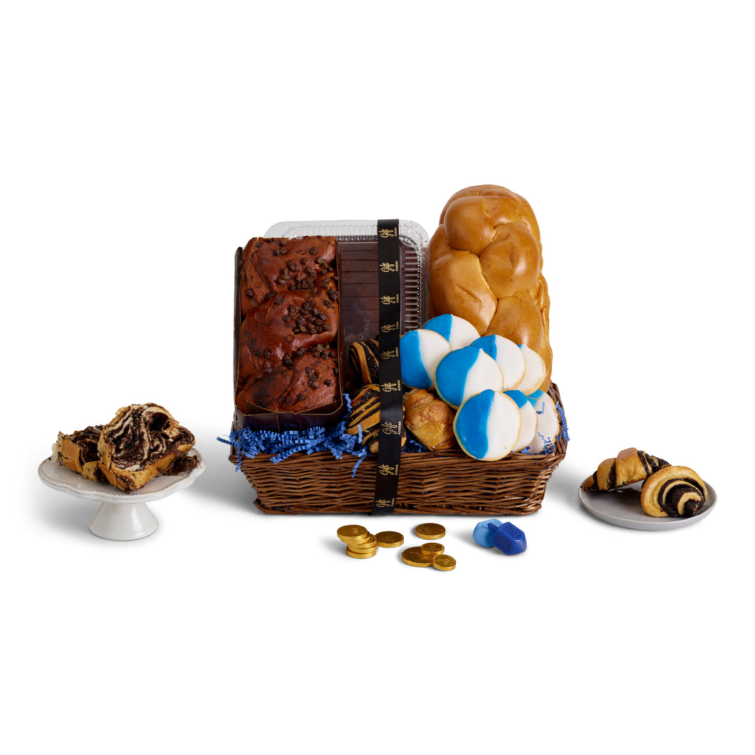 Hanukkah Bakery Basket by Gift Kosher