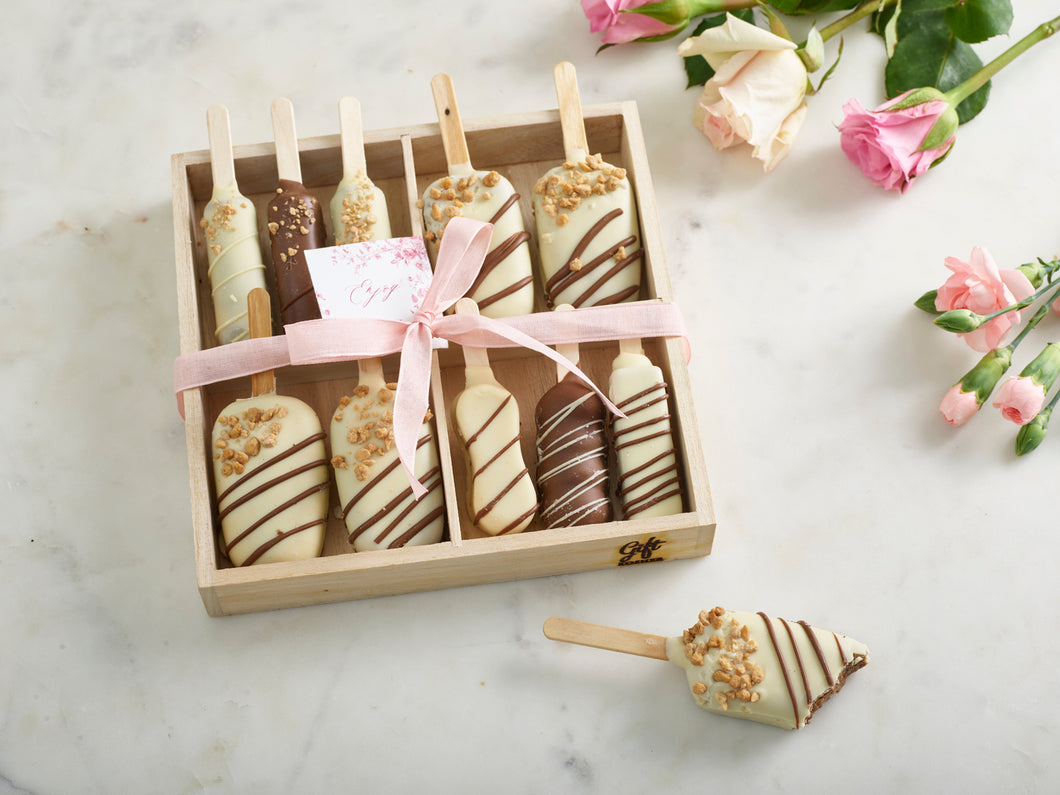 Chocolate Praline Pops- Dairy, GiftKosher.com