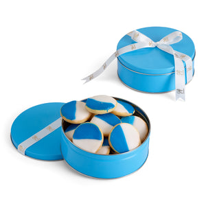 Hanukkah Blue & White Cookies Tin