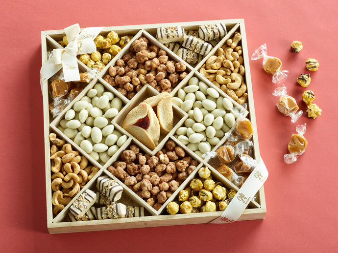 Festive Purim Gift Tray by Gift Kosher