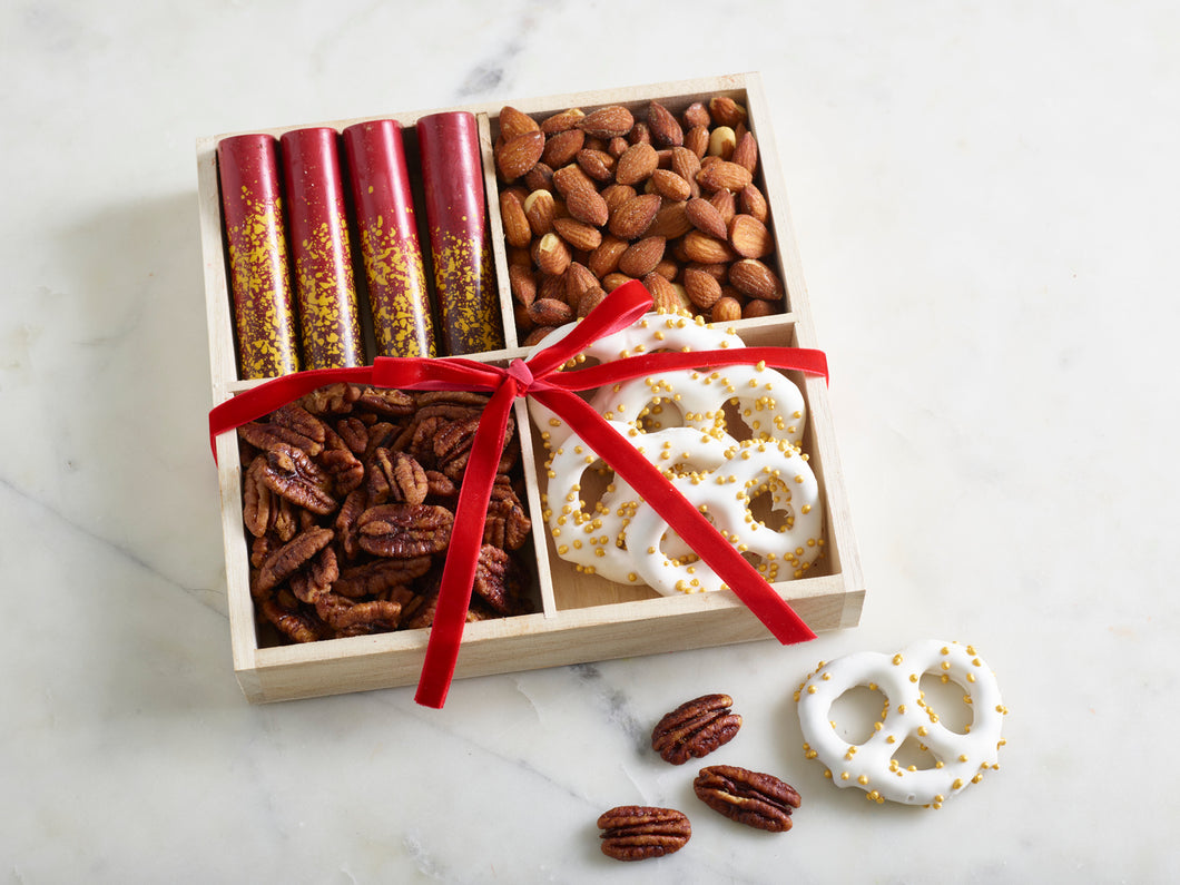 Holiday Sweet & Nuts Gift Tray  by Gift Kosher