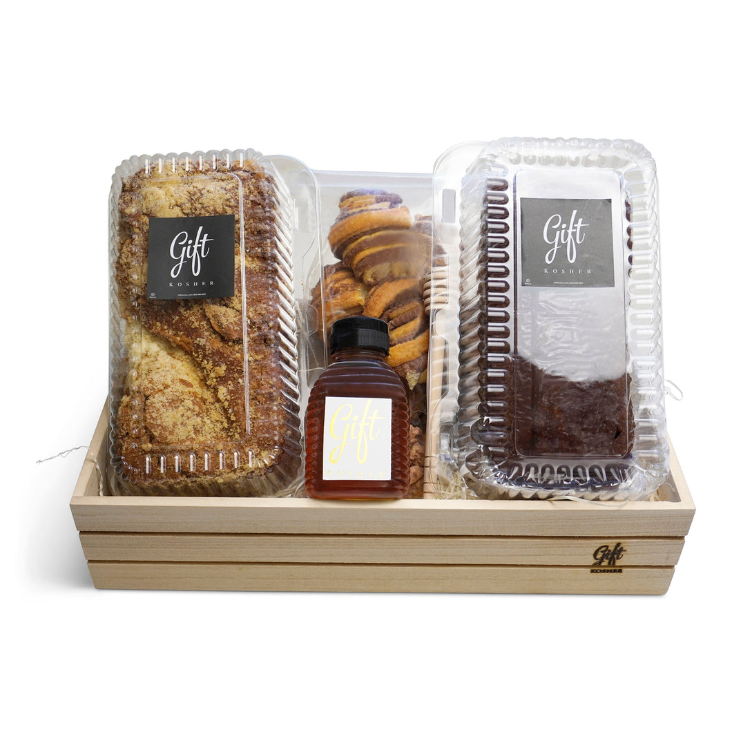 Rosh Hashanah Cakes and Honey Gift Basket