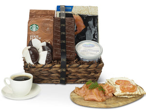 Matzo & Lox Gift Basket by Gift Kosher