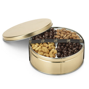 Nuts & Chocolates Tin by Gift Kosher 