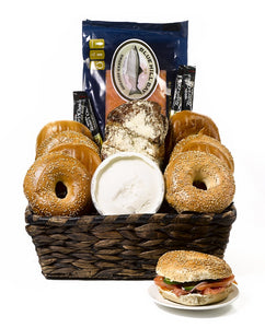 Bagels & Lox Gift Basket by Gift Kosher