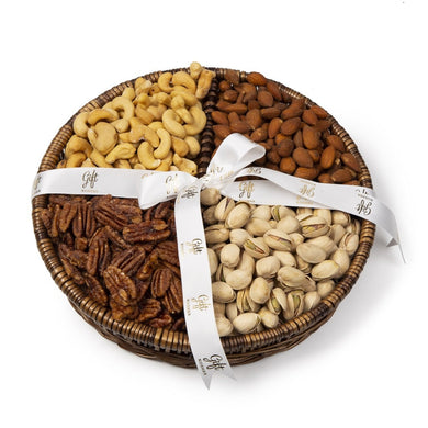 Gourmet Nuts Willow Platter by Gift Kosher